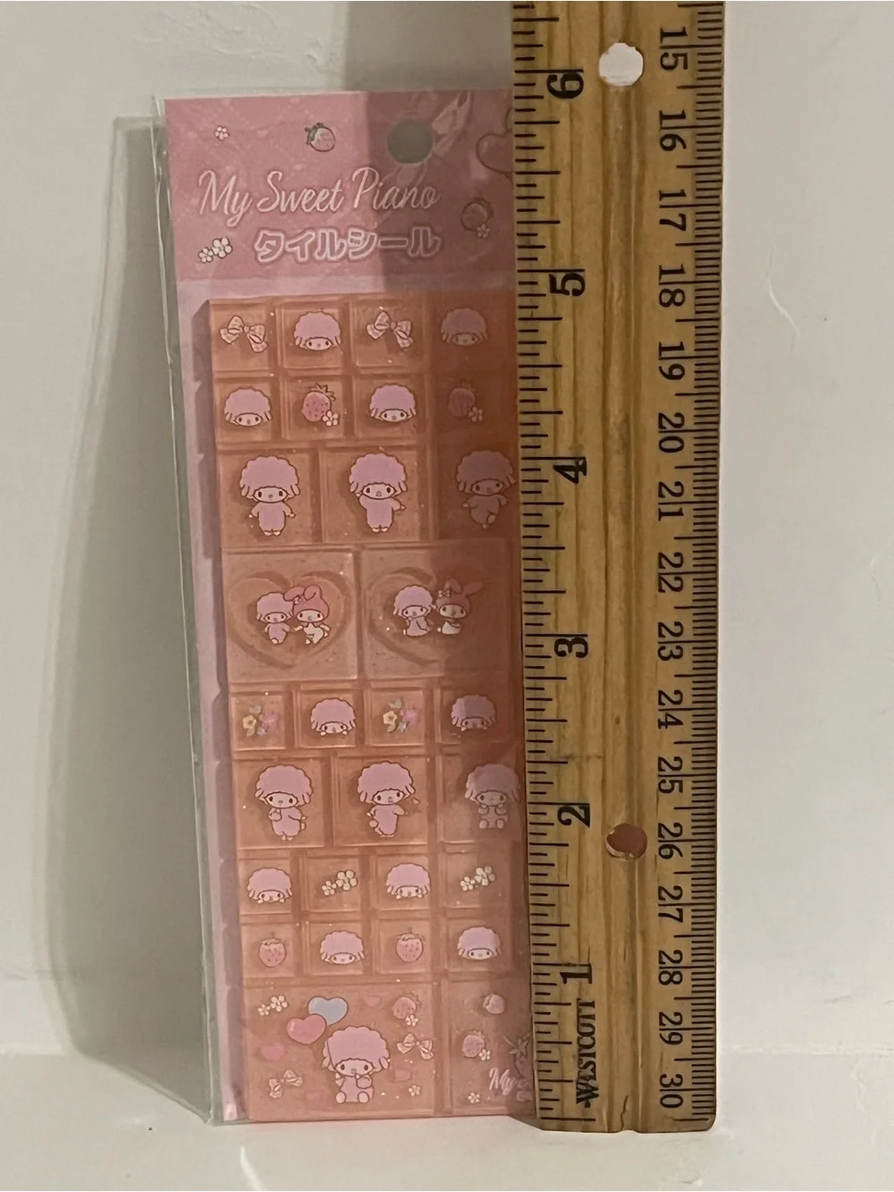 My Sweet Piano Tile Sticker Sheet